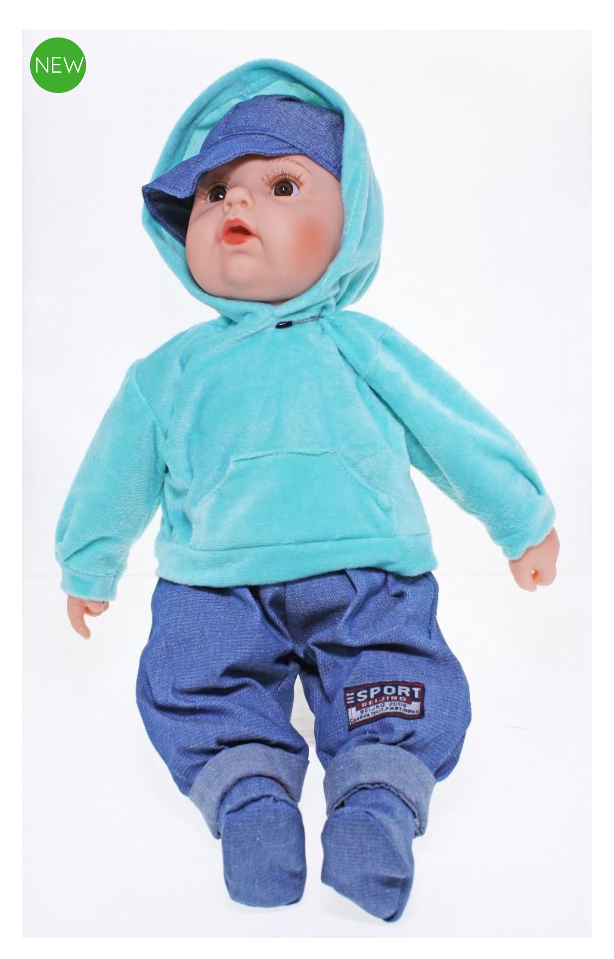 BABY DOLL CHARLIE AQUA JUMPER