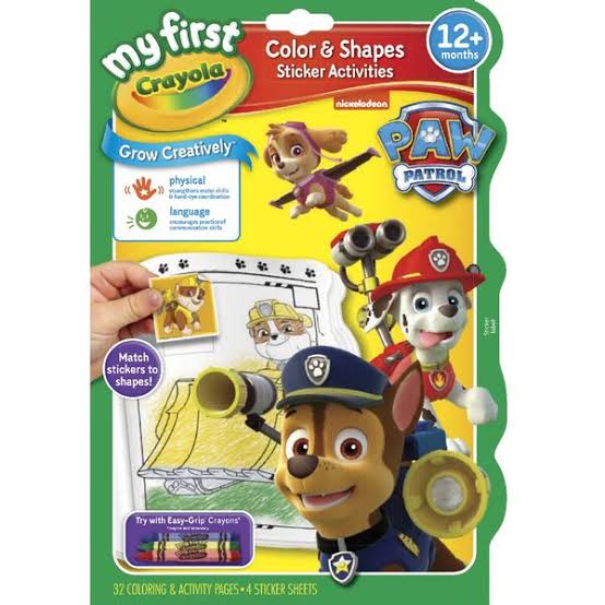 CRAYOLA BOOK COLOR & ACTIVITY PAW PATROL