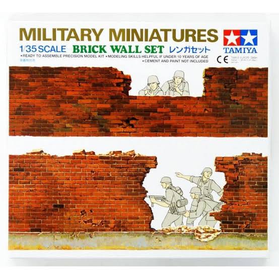 TAMIYA 1:35 MINIATURES BRICK WALL