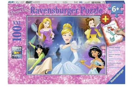 PUZZLE 100PC DISNEY CHARMING PRINCESS