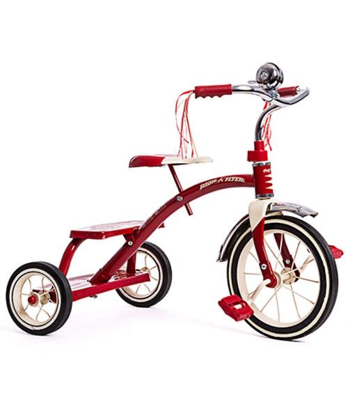 TRIKE RADIO FLYER DUAL DECK RED