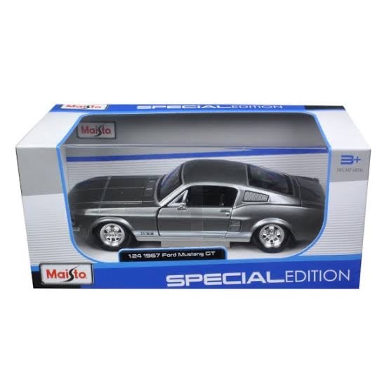 MAISTO 1:24 1967 FORD MUSTANG GT GREY
