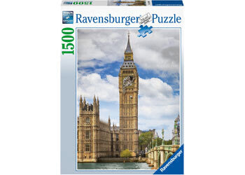 PUZZLE 1500PC FUNNY CAT ON BIG BEN