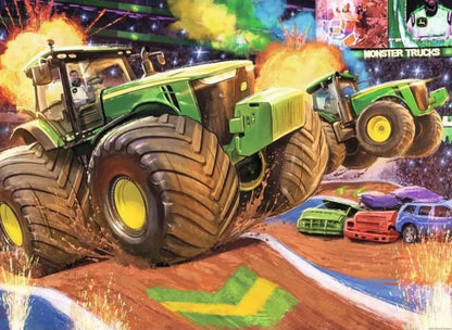 PUZZLE 100PC JOHN DEERE BIG WHEELS