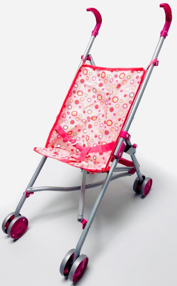 STROLLER UMBRELLA PINK DOTTED