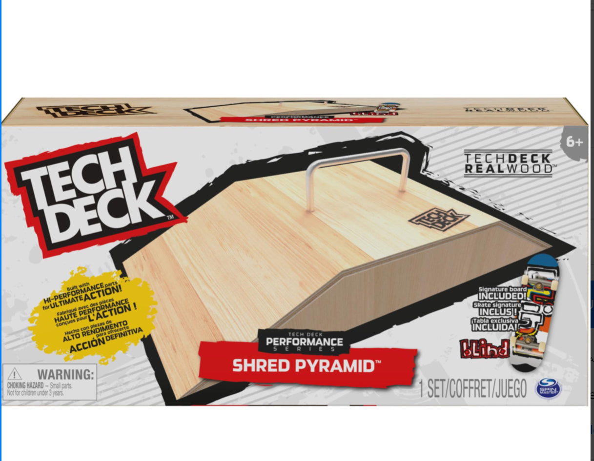 Outboard Tech Deck Ramp TECH DECK PERFORMANCE WOODEN RAMP