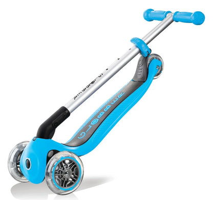 SCOOTER GLOBBER PRIMO FOLD SKY BL LIGHTS