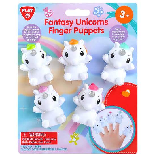 PLAYGO FINGER PUPPETS UNICORN