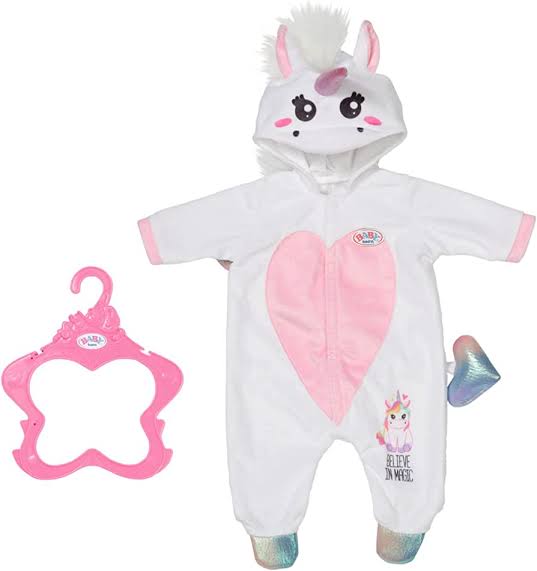 BB BABY BORN ONESIE UNICORN W/WINGS