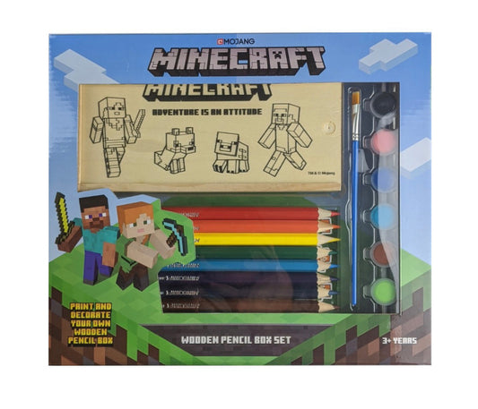 MINECRAFT WOODEN BOX SET