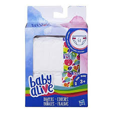 BA BABY ALIVE DIAPERS