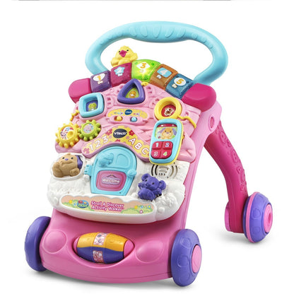 VTECH FIRST STEPS BABY WALKER PINK REFRE