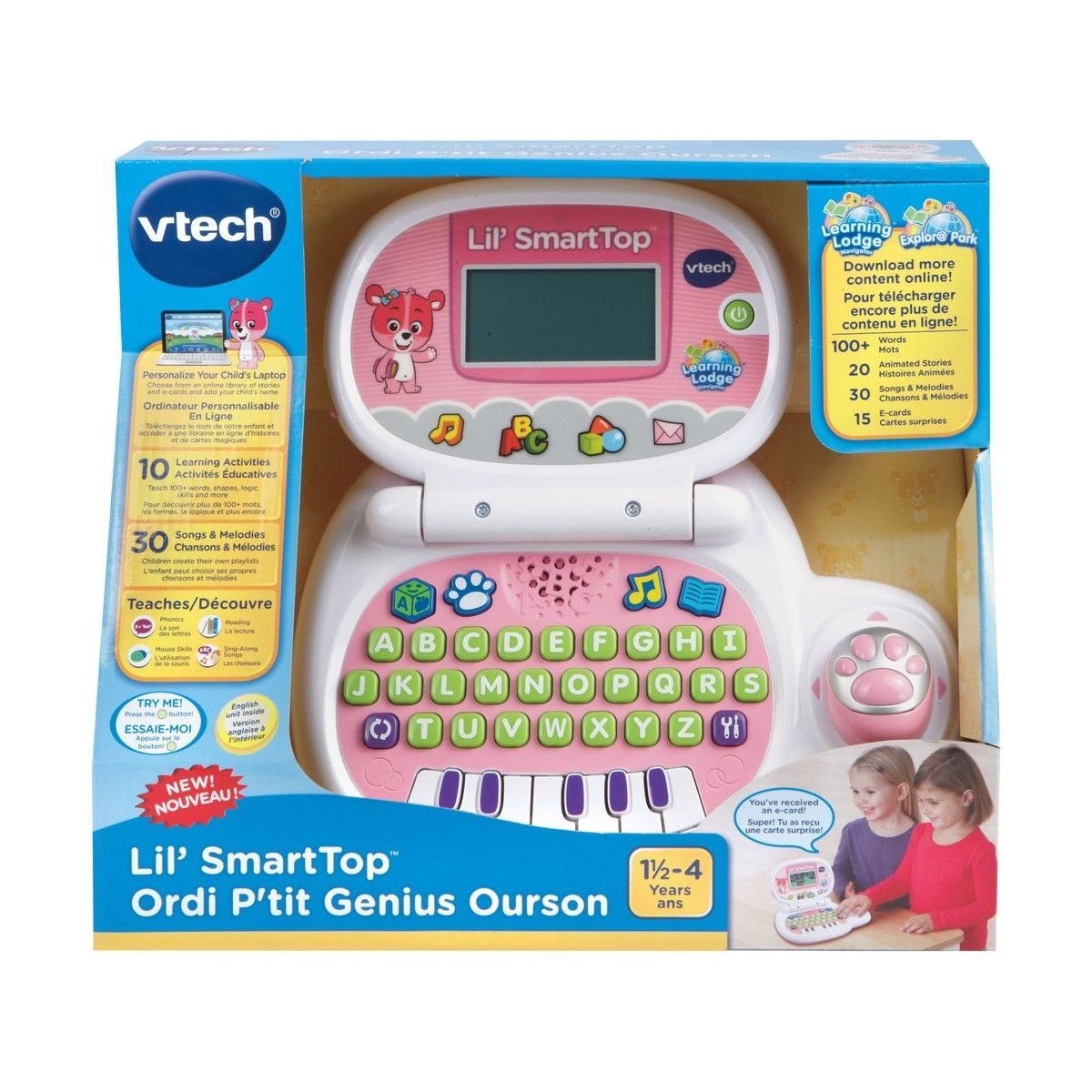 VTECH LITTLE SMART TOP PINK